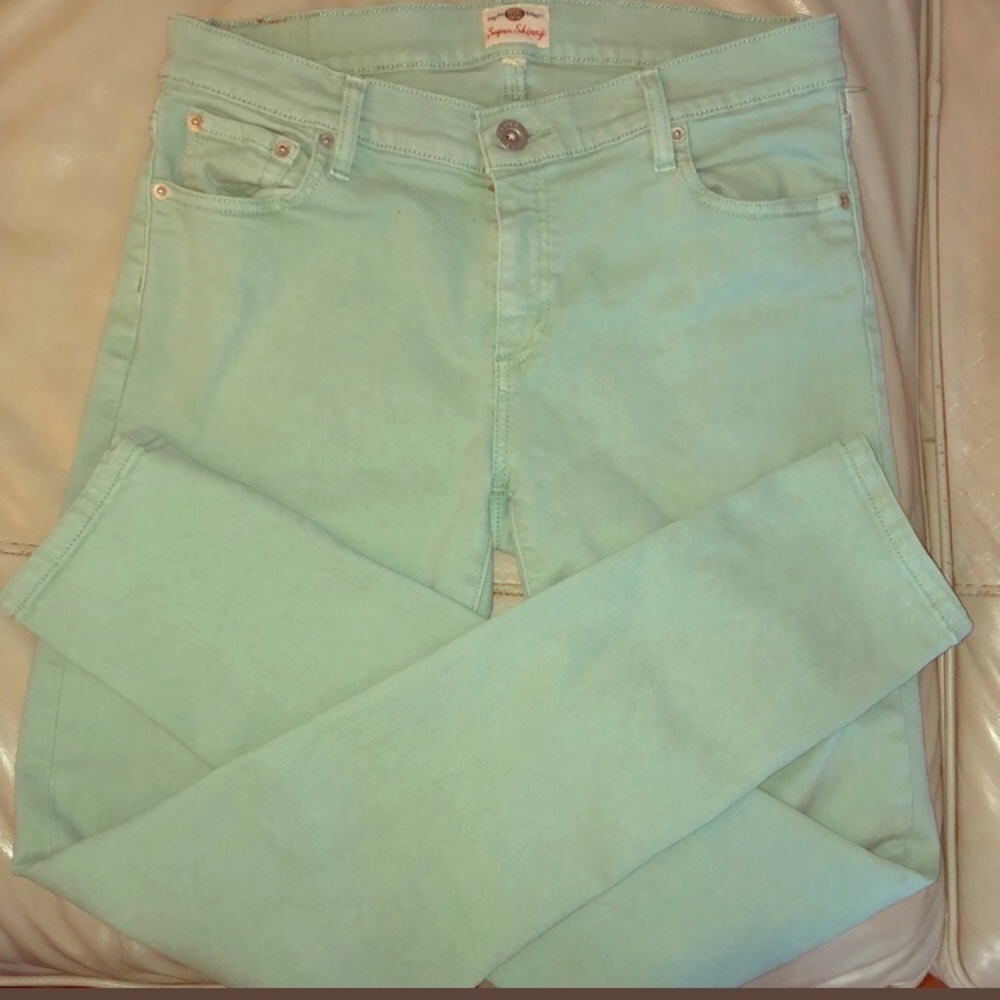 TRENDING CoLor FOSSIL Super Skinny Midrise Jean 31